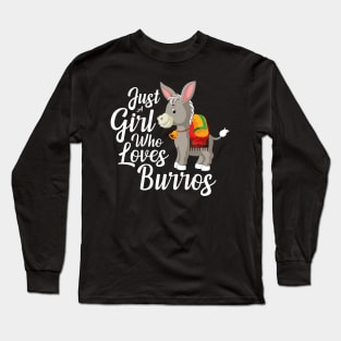 Donkey Woman and Girl Long Sleeve T-Shirt